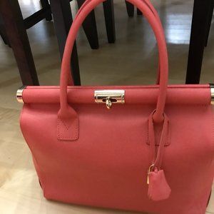 Coral Handbag - Italian Leather